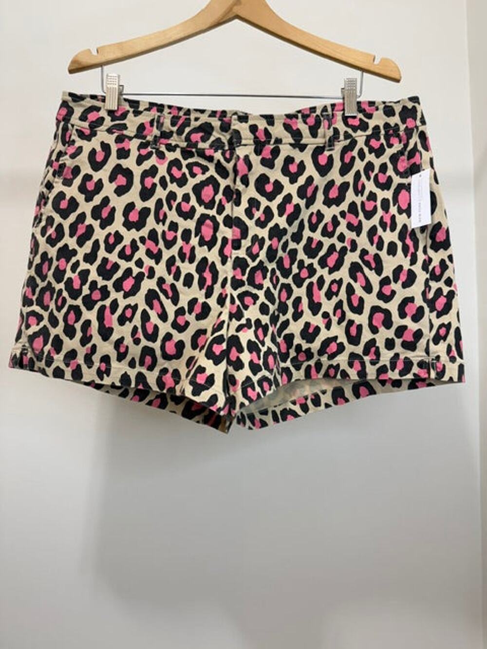 NY&C Leopard Print Shorts NWT Sz16